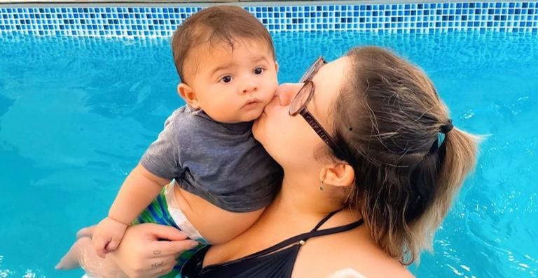 Marília Mendonça comemora 7 meses do filho, Léo, e se declara: ”Obrigada por me escolher”
