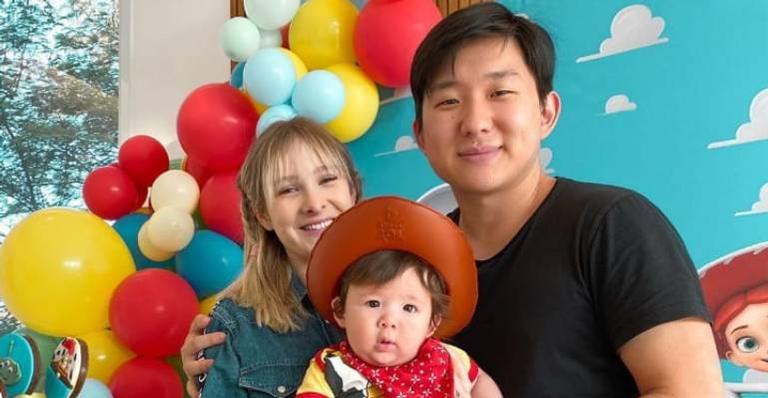 Sammy e Pyong comemoram 5 meses do filho: ”O ser mais importante da nossa vida”