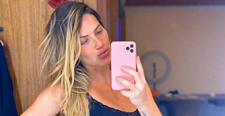 Giovanna Ewbank mostra momento com o filho recém-nascido e fãs se derretem: ”Muito amor”