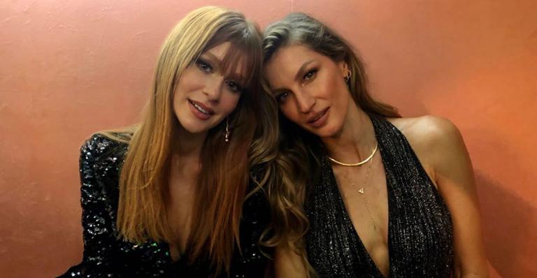 Marina Ruy Barbosa parabeniza Gisele Bündchen com clique lindíssimo: ”Feliz aniversário”