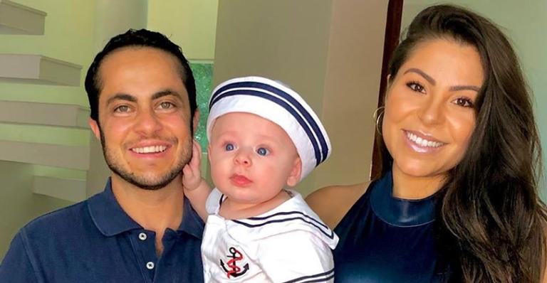 Thammy Miranda posa com Andressa Ferrreira e Bento, e encanta a web: ”Perfeitos”