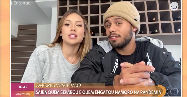 Namorada de Zé Felipe comenta tatuagem de casal: ”A gente é doido”