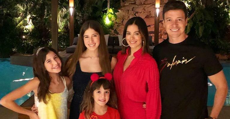 Rodrigo Faro compartilha vídeo com as filhas e encanta a web: ”Meu legado pra esse mundo”