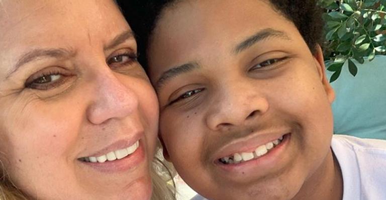 Astrid Fontenelle comemora 12 anos do filho: ”Mais perfeita união”