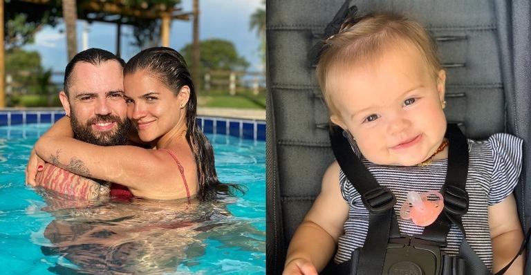 Marcella Barra, esposa do sertanejo Mateus, encanta ao falar dos nove meses da filha, Flor