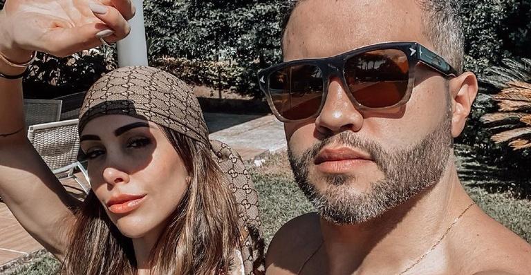 Bella Falconi publica foto abraçada com Maguila e se declara: ”Meu lugar seguro”