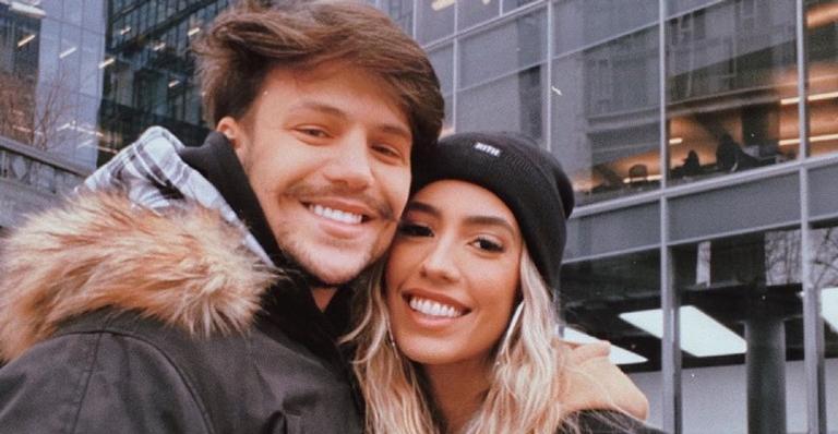 Grávida, Gabi Brandt surge em vídeo engraçado debatendo com Saulo: ‘Seu filho quer bolinho de chuva’