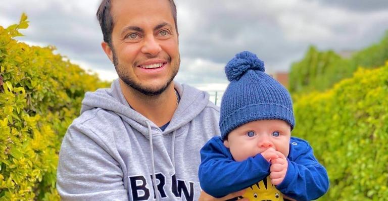 Thammy Miranda posta clique com o filho, Bento, e Gretchen se derrete: ”Orgulho de você”