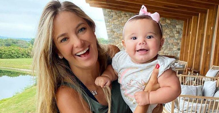 Ticiane Pinheiro se derrete ao mostrar a filha caçula, Manuella, dando seus primeiros passinhos