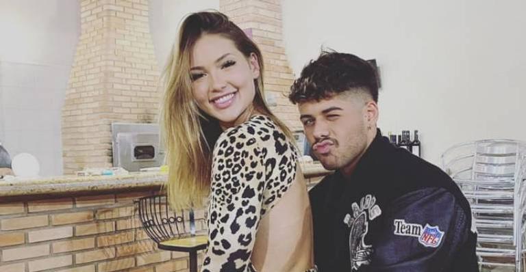 Zé Felipe ganha surpresa de Virginia Fonseca para comemorar primeiro mês de namoro