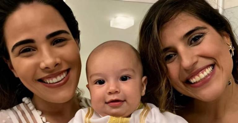 Wanessa Camargo encanta ao posar com o sobrinho: ”Presente que Deus nos deu”