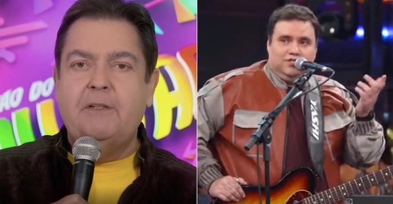 Faustão se emociona ao homenagear Rodrigo Rodrigues: ”Fã”