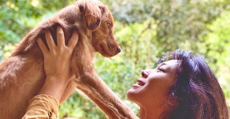 Danni Suzuki comemora melhora do seu cachorro após contrair cinomose: ”Wood venceu”