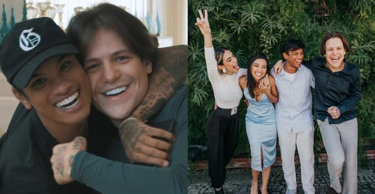 Saulo Poncio parabeniza Luan após casório: ”Feliz por você, irmão”