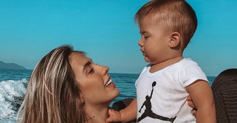 Alerta de fofura! Gabi Brandt compartilha foto de Davi fazendo bico e derrete a web
