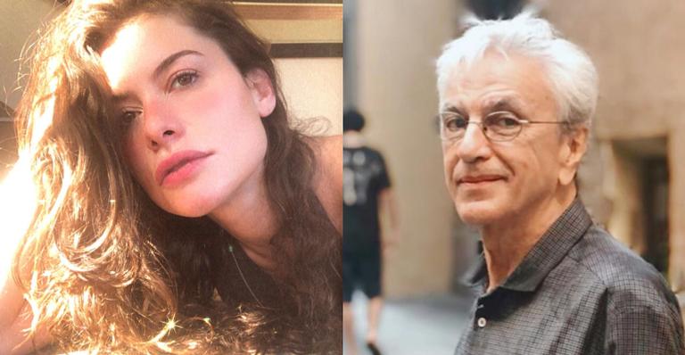 Alinne Moraes faz homenagem de aniversário para Caetano Veloso: ”Nosso tesouro!”