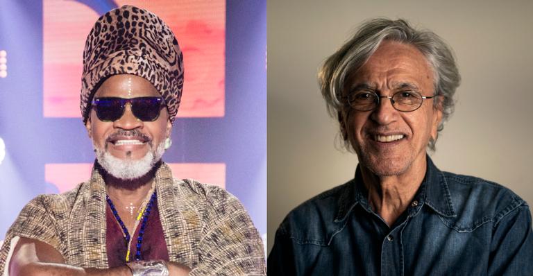 Carlinhos Brown parabeniza Caetano Veloso com bela homenagem: ”Vivas ao Veloso! Viva!”