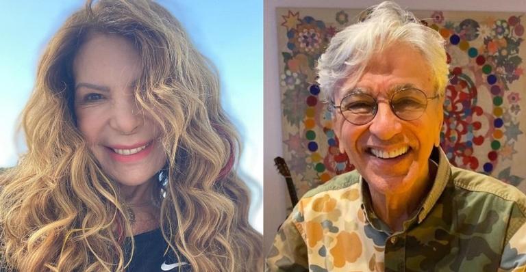Elba Ramalho homenageia Caetano Veloso em seu aniversário: ”Leãozinho mais amado”