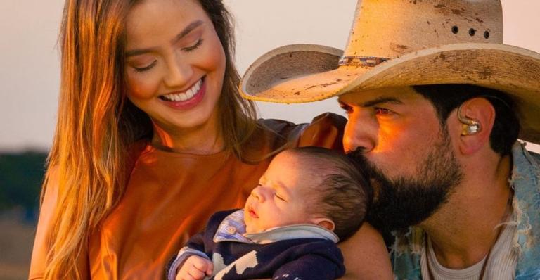 Após rumores de crise , Sorocaba exibe foto fofa de Biah Rodriguez com o filho recém-nascido