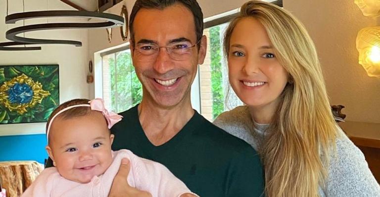 Ticiane Pinheiro emociona com homenagem de Dia dos Pais a Cesar Tralli: ”Seu melhor papel da vida”