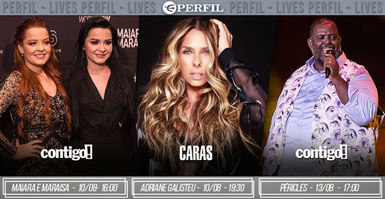 De Adriane Galisteu a Maiara e Maraisa. Agenda de Lives da Editora Perfil