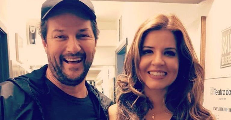 Marcelo Serrado parabeniza Mariana Santos com bela homenagem na web: ”Talento em pessoa!”