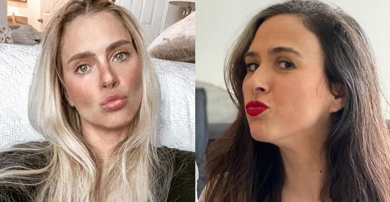 Carolina Dieckmann relembra clique de ano novo e parabeniza Tatá Werneck: ”Que seu ano seja lindo”