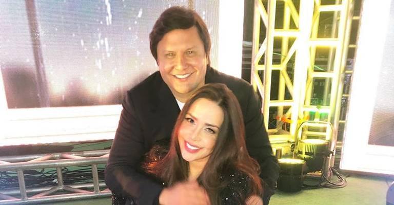 Sertanejo Giovani e a sua mulher, Anna Carolina, comemoram dez anos de casados