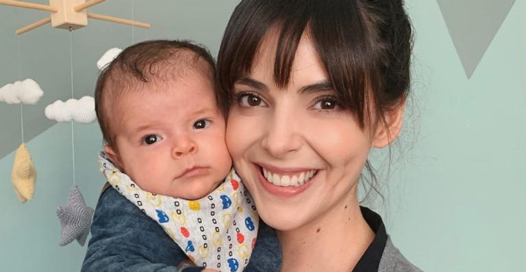Titi Müller celebra os dois meses de seu filho, Benjamin: ”Nem lembro quem eu era antes”