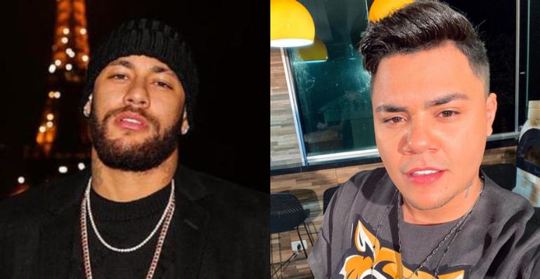 Felipe Araújo faz montagem com foto de Neymar Jr. e diverte web: ”Moicano pesado”