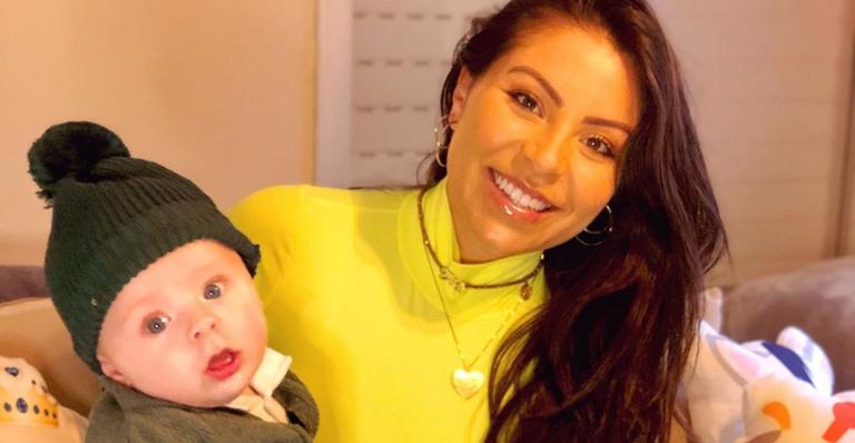 Andressa Ferreira encanta a web ao posar ao lado de Bento: ”Vocês são lindos demais”