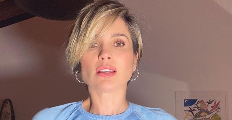 De máscara, Flávia Alessandra exibe sua rotina de exercícios