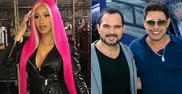 Cardi B anima fãs ao cantar música de Zezé Di Camargo e Luciano