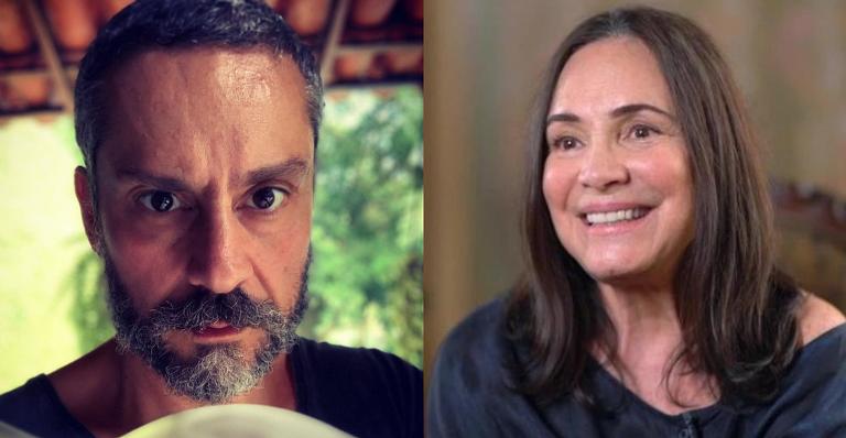 Alexandre Nero ‘mata’ Regina Duarte após pergunta inusitada no programa de Fábio Porchat