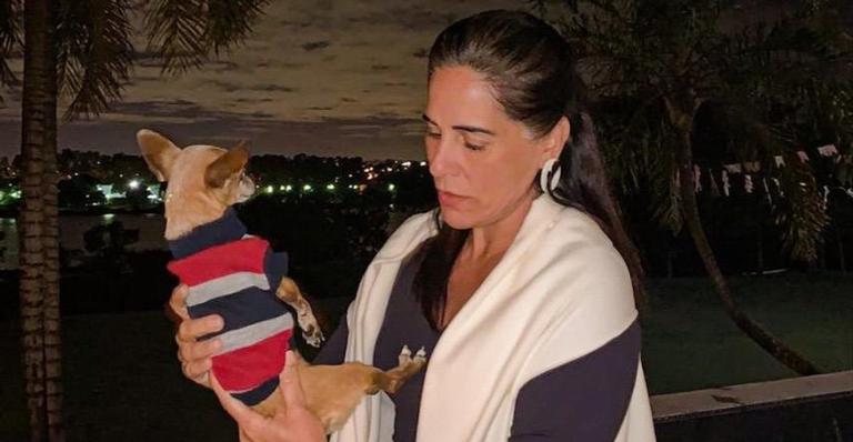Gloria Pires lamenta morte de companheira canina: ”Ela está em paz”