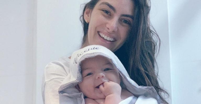 Mariana Uhlmann celebra seis meses do caçula e encanta a web: ”Um príncipe lindo”