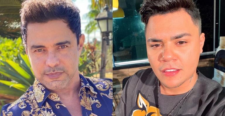 Zezé Di Camargo agradece carinho de Felipe Araújo após homenagem: ”Sempre juntos”
