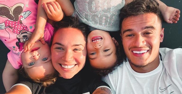 Após título da Champions, Ainê parabeniza o marido Philippe Coutinho: ”Meu orgulho”
