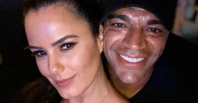 Luciele Di Camargo faz declaração de aniversário para o marido, Denilson: ”Meu amor”