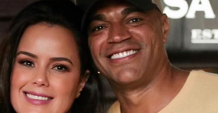 Luciele Di Camargo posta vídeo hilário assustando Denílson: ”Não temos limites”