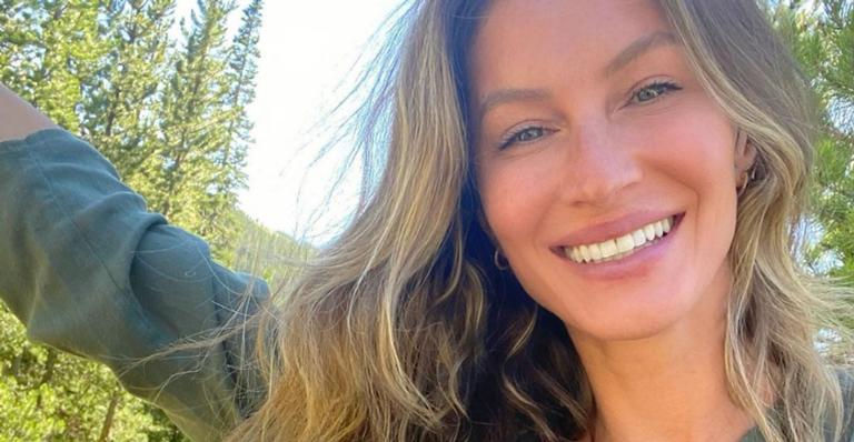 Gisele Bündchen revela segredo para bem-estar: ”Bebo chá todos os dias”