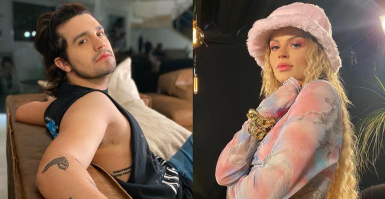 Luan Santana e Luísa Sonza estabelecem clima suspense ao surgirem gravando juntos em estúdio