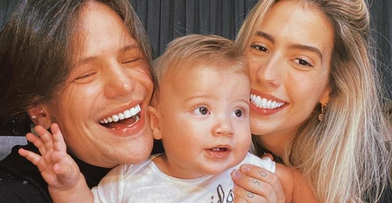 Saulo Poncio apresenta novo membro da família: ”Veio pra trazer alegria”