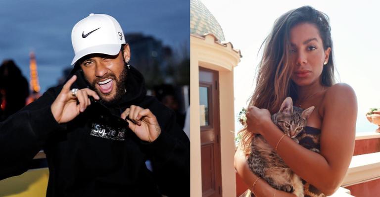 Curtindo o verão europeu, Neymar Jr. e Anitta surgem cantando juntos
