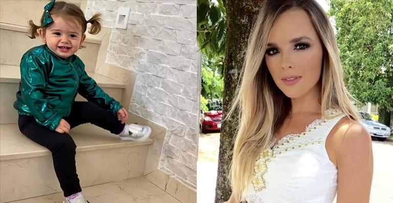 Thaeme abre o coração em declaração fofa para filha, Liz: ”Como sou abençoada”