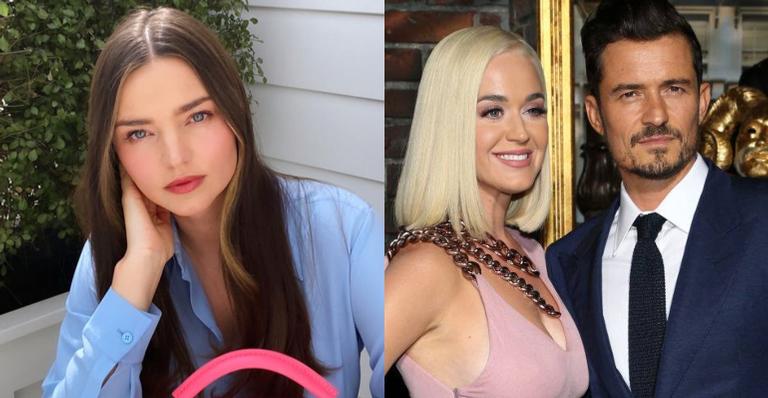 Miranda Kerr, ex-esposa de Orlando Bloom, celebra nascimento da filha do ator com Katy Perry