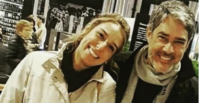 William Bonner é flagrado em momento fofo pela esposa, Natasha Dantas