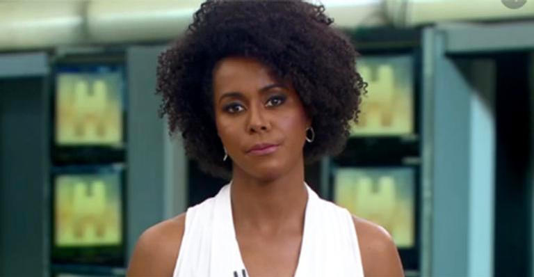 Maju Coutinho desabafa na TV sobre preconceito racial: ”Não é uma luta só nossa”