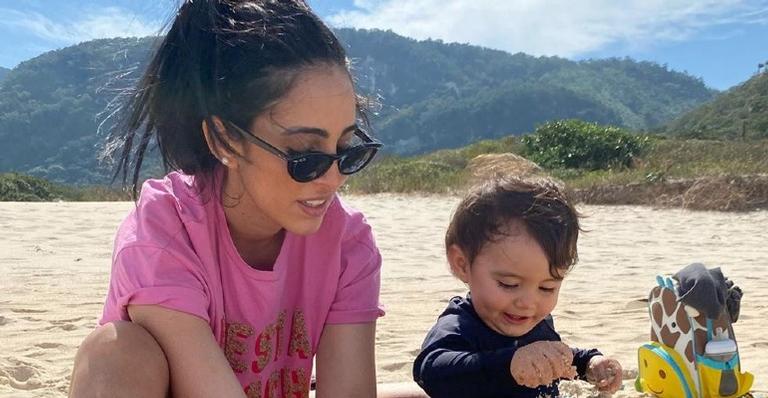 Jade Seba registra o primeiro corte de cabelo de Zion e brinca: ”Adeus cachinhos”