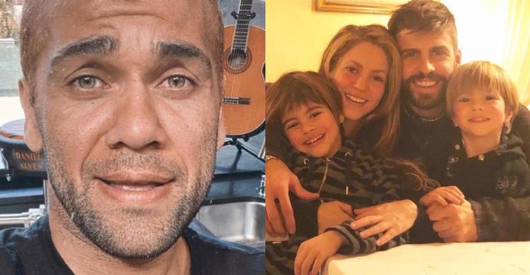 Daniel Alves compartilha vídeo brincando com Milan, filho de Shakira e Piqué: ”Meu amiguinho”